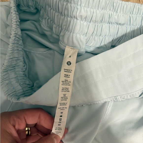 Lululemon Athletica Light Blue Women's Athletic Shorts - Picture 2 of 3